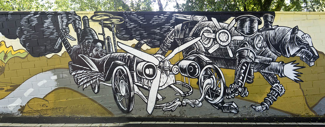 Treppenkunst Tiger
