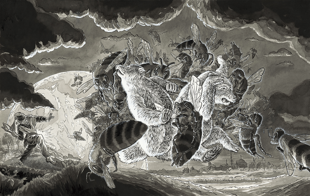 Bärenstark (2013, 101 x 64 cm)